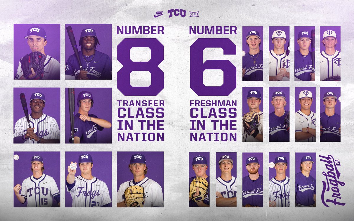 We’re excited about our newcomers and so is <a href="/d1baseball/">D1Baseball</a> 

#FrogballUSA | #GoFrogs