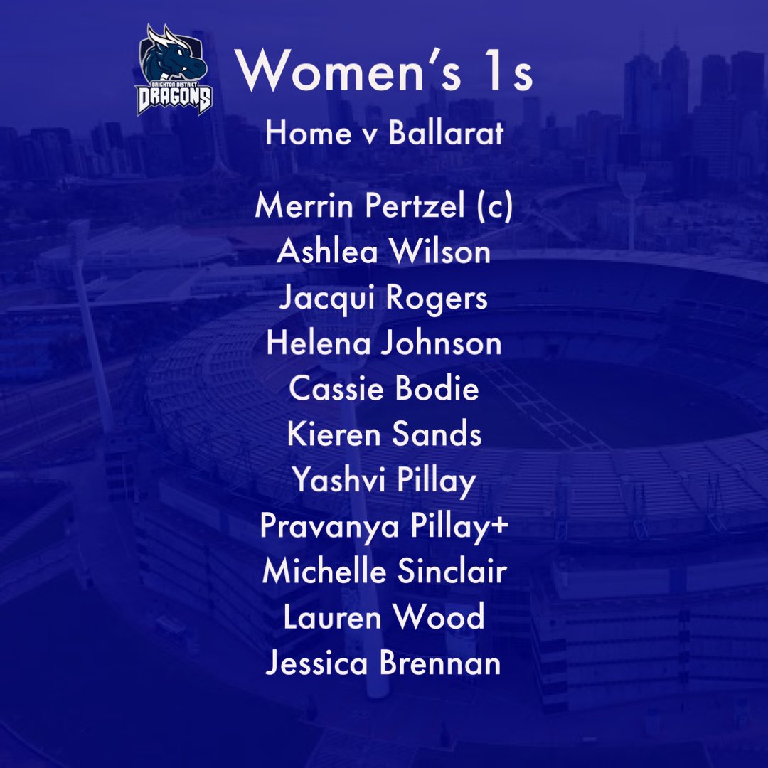 Teams for this weekend!

All 6 up and running again, a great effort by all players. 

Good luck Dragons!

More teams on our other socials.