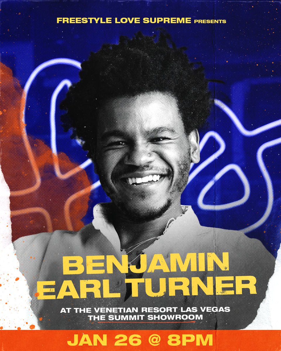 Our last week at <a href="/VenetianVegas/">The Venetian Resort Las Vegas</a> is stacked with special guests!! Come see @benjaminearltea on the mic on January 26 at 8pm!