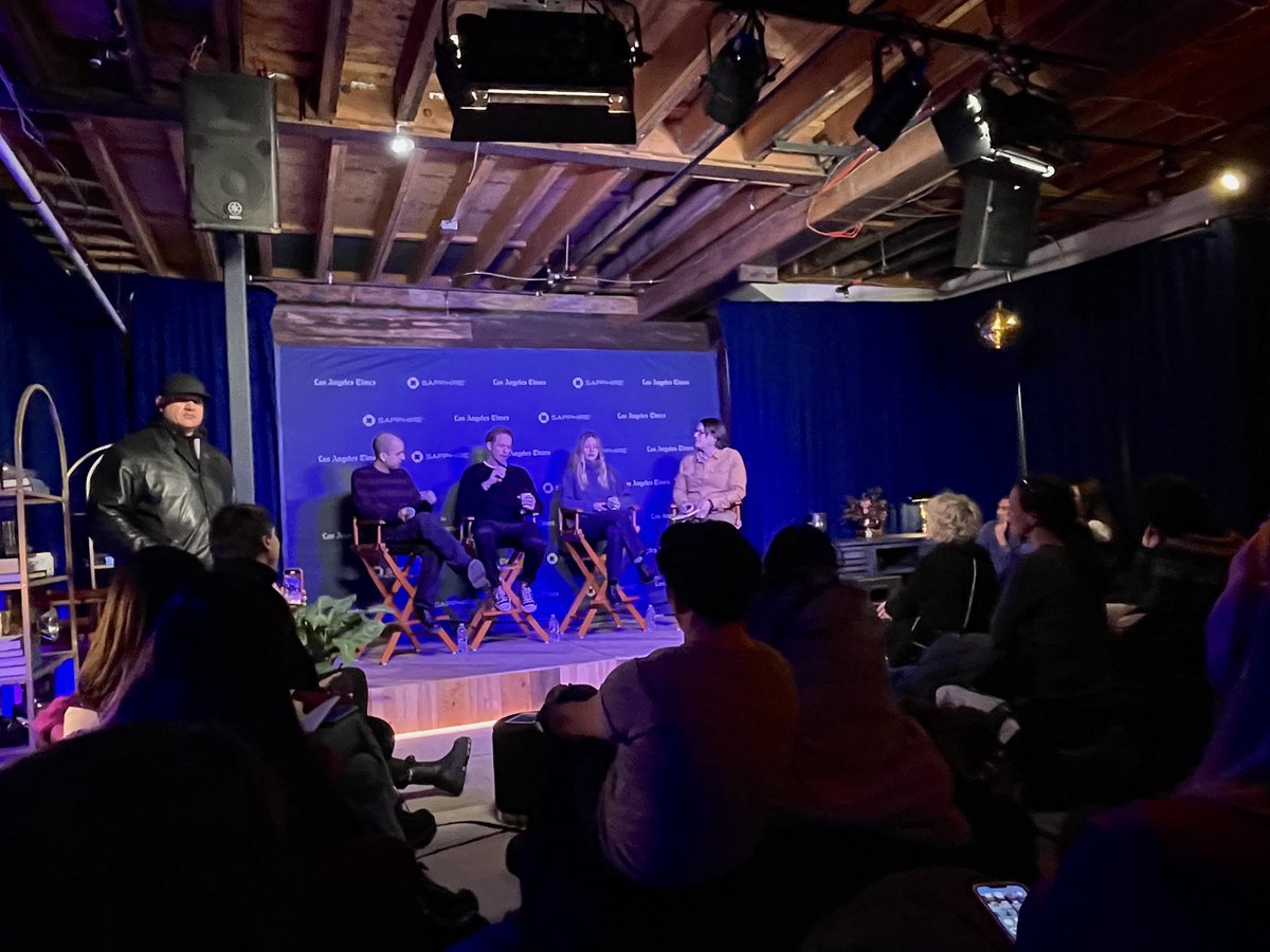aalkermd's tweet photo. When the FBI crashes your movie set…

Awesome panel by Infinity Pool writer/director Brandon Cronenberg, Alexander Skarsgård, and Mia Goth.

@sundancefest https://t.co/2aCB4oRLpS