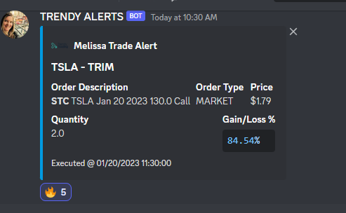 <a href="/melbeeg/">Melissa Beegle</a> 

She  is up + 63.97% using Trendy Methodology.  

We are hosting a webinar on how she trades the Trendy levels. You won't want to miss it, just ask our members.  

If interested DM me

Location: Webex
Date: Thurs 26 Jan 
Time: 7pm central