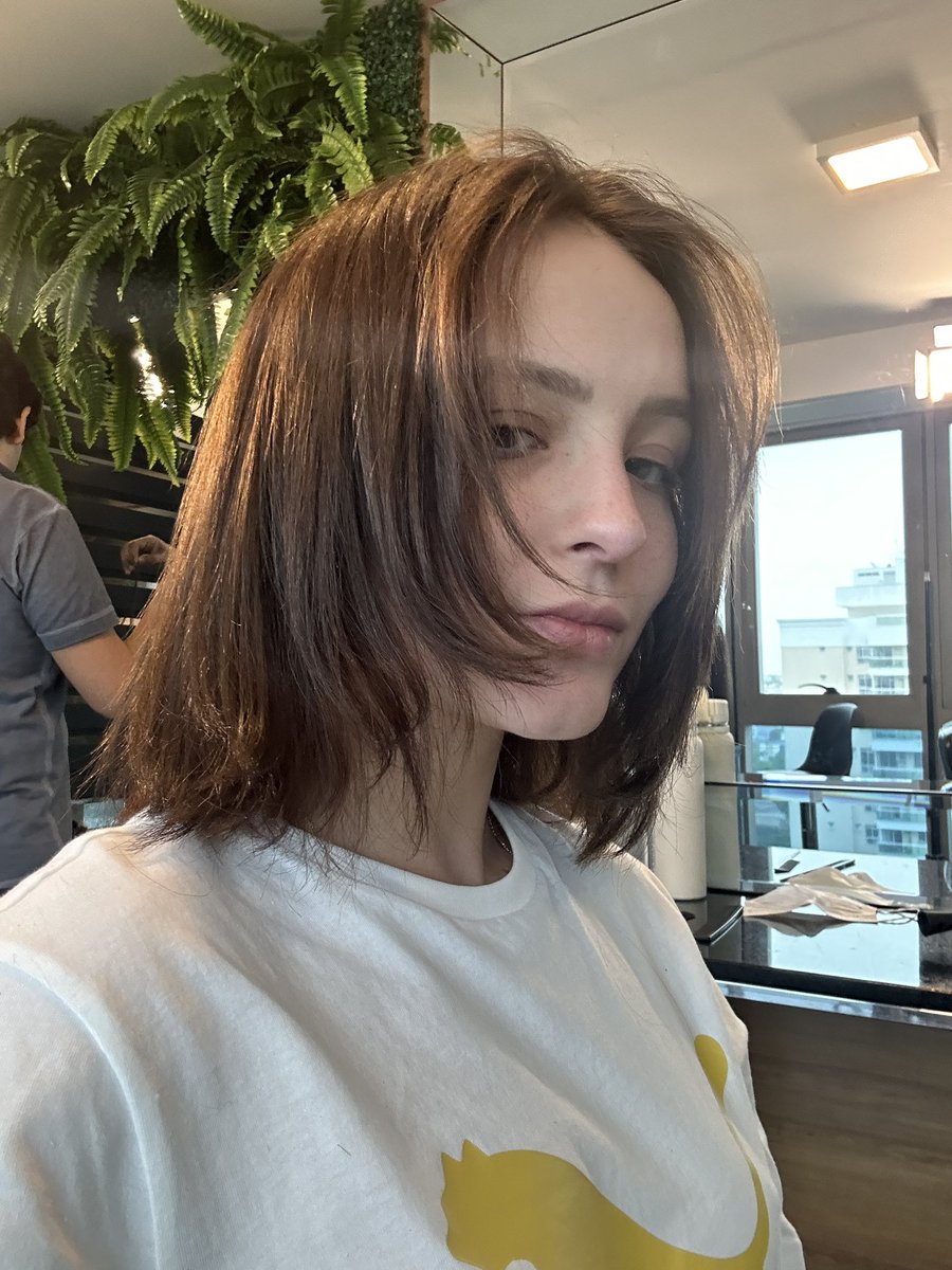 O cabelinho tá crescendo viu?