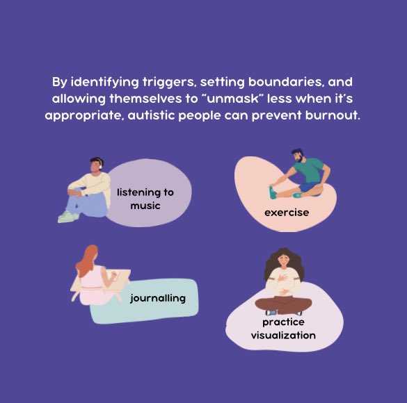 Autistic burnout can be quite scary for those unaware of what they’re experiencing. A number of factors can cause it, and it manifests differently in every autistic person. Swipe to learn more! 

#asd #autism #autismburnout #disablethedifference #awareness #neurodivergence