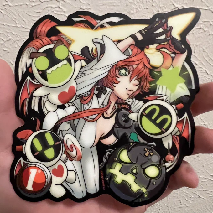 Jack-O! She glows in the dark! #GuiltyGear  