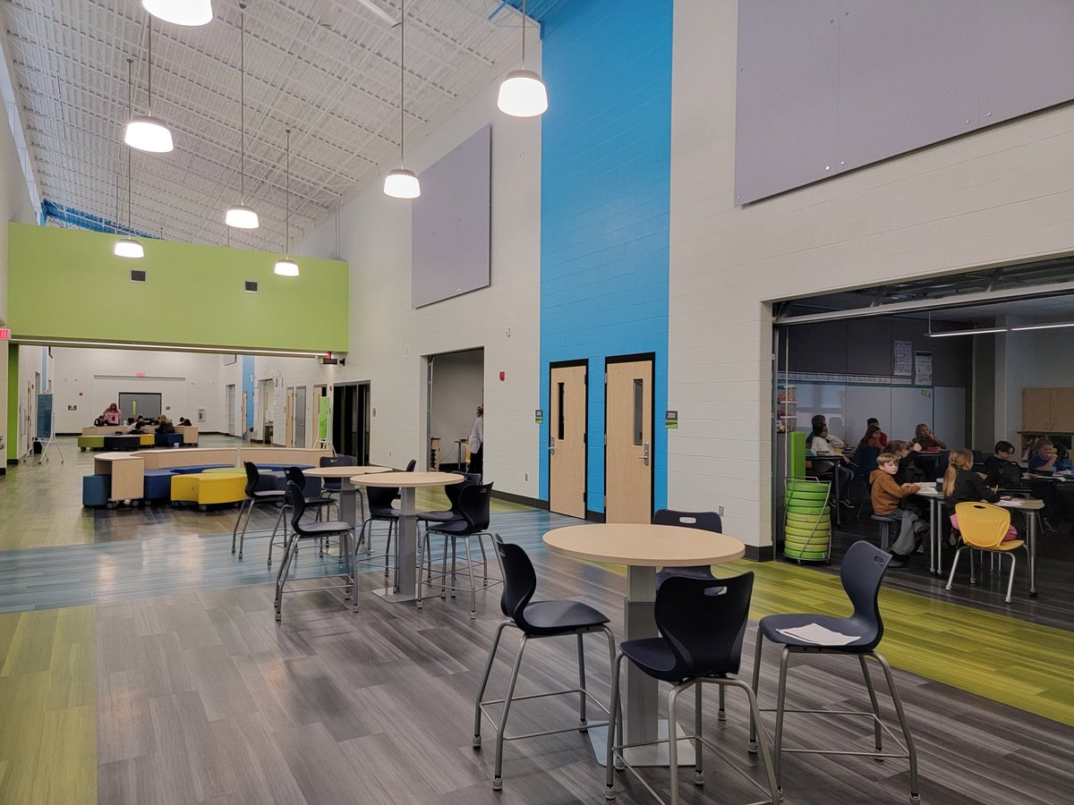Great tour of the beautiful (new) Old Mill Elementary in <a href="/bcpsky/">BCPSky</a> today! Site of the upcoming #KYILN Exhibition of Innovation &amp; Learning in June!