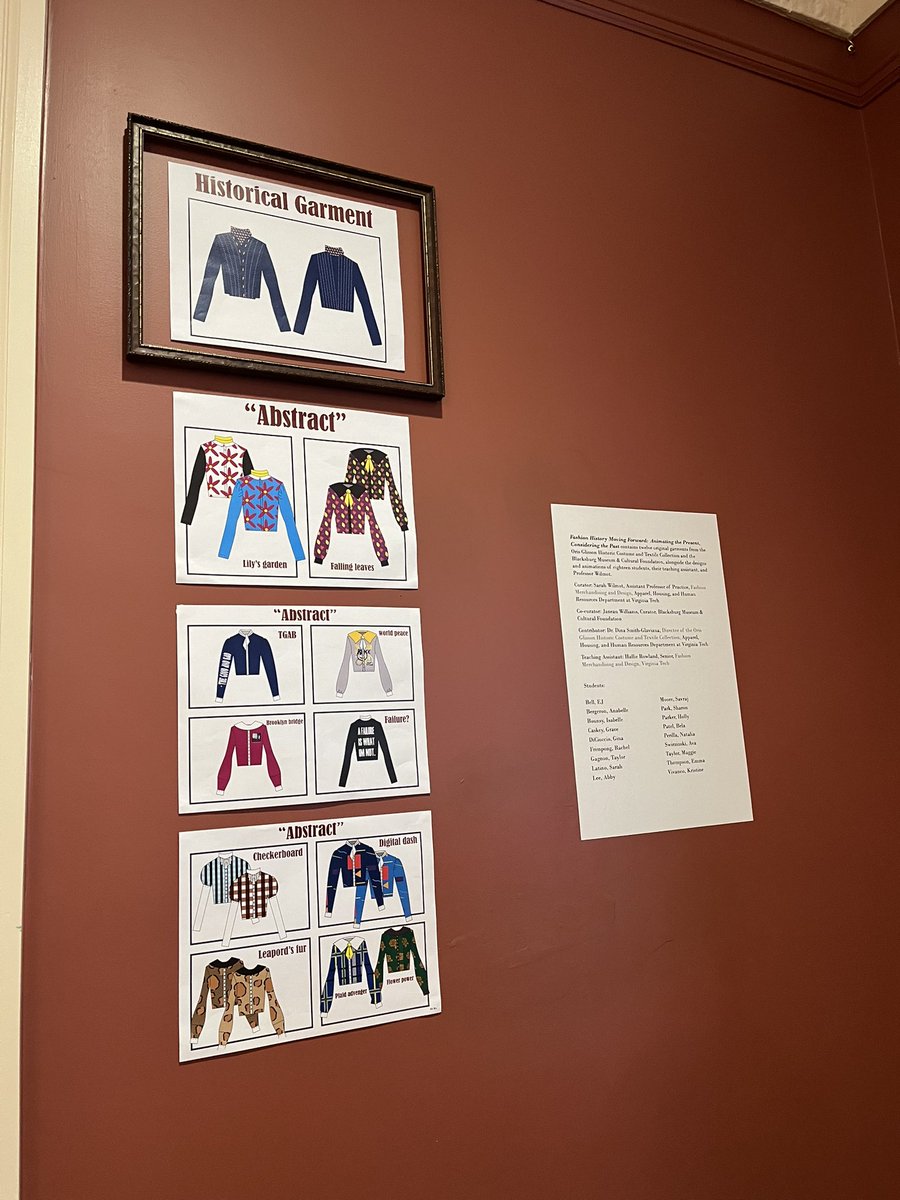 Thank you <a href="/BlacksburgMuse/">Blacksburg Museum & Cultural Foundation</a> and <a href="/VTFMDS/">VT FMDS</a> for the awesome exhibit! We had a great time checking it out! <a href="/BburgHSBruins/">Blacksburg High</a> <a href="/Blacksburg_deca/">Blacksburg DECA</a>