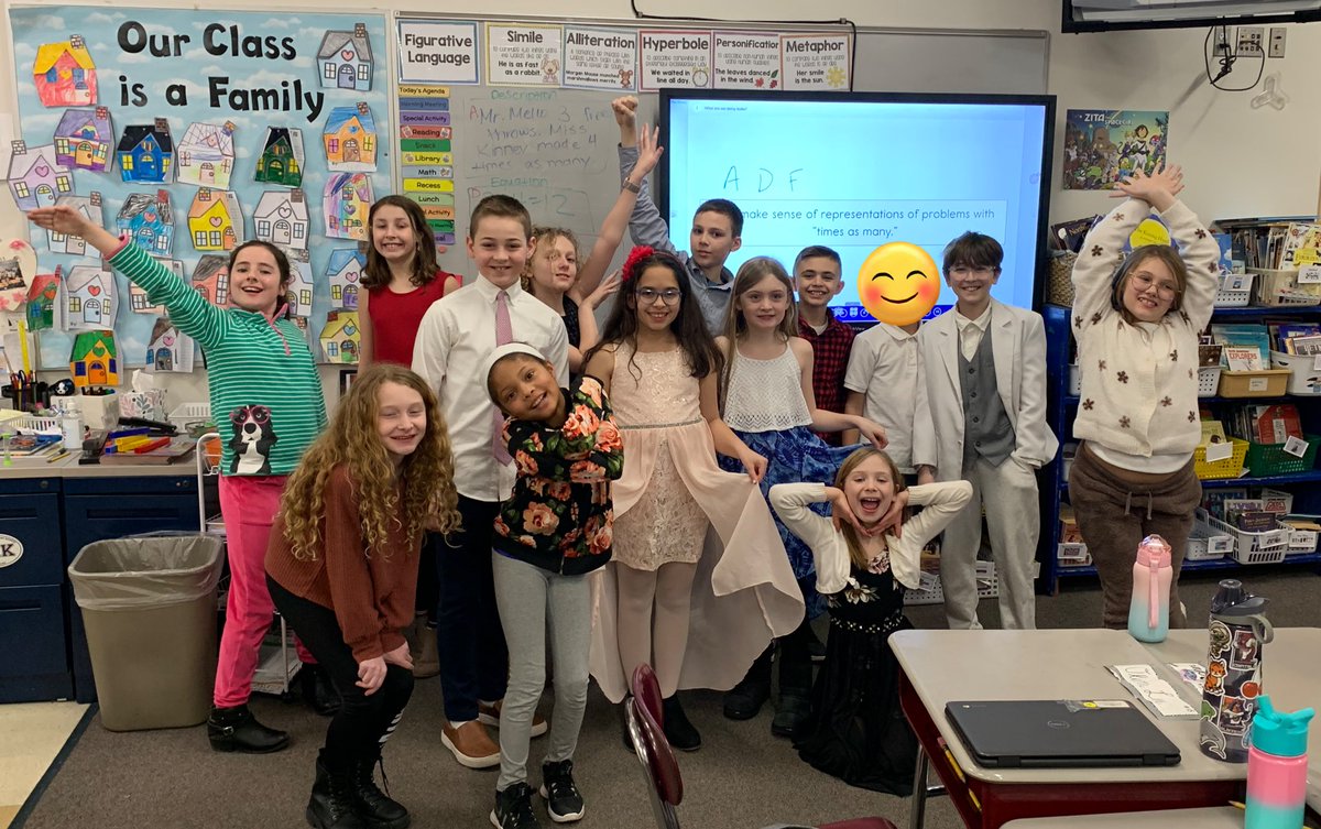 It was a very FANCY Friday in Room 208!! #oakstreetstories