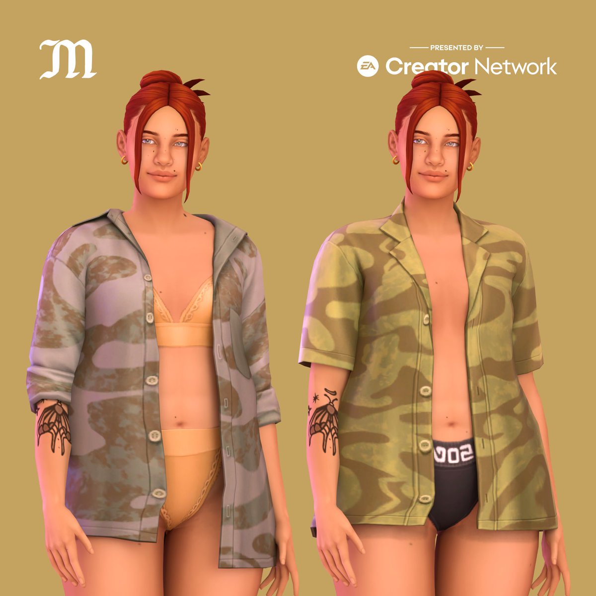 myshunosun's tweet photo. Begging @TheSims for more relaxed shirts, oversized shirts and open shirts 🙏 Love these pieces from #TheSims4SimtimatesCollectionKit !
Hairstyle is by @simcelebrity00 <3
#EACreatorNetwork #TheSims4 https://t.co/s61QpVO9hd
