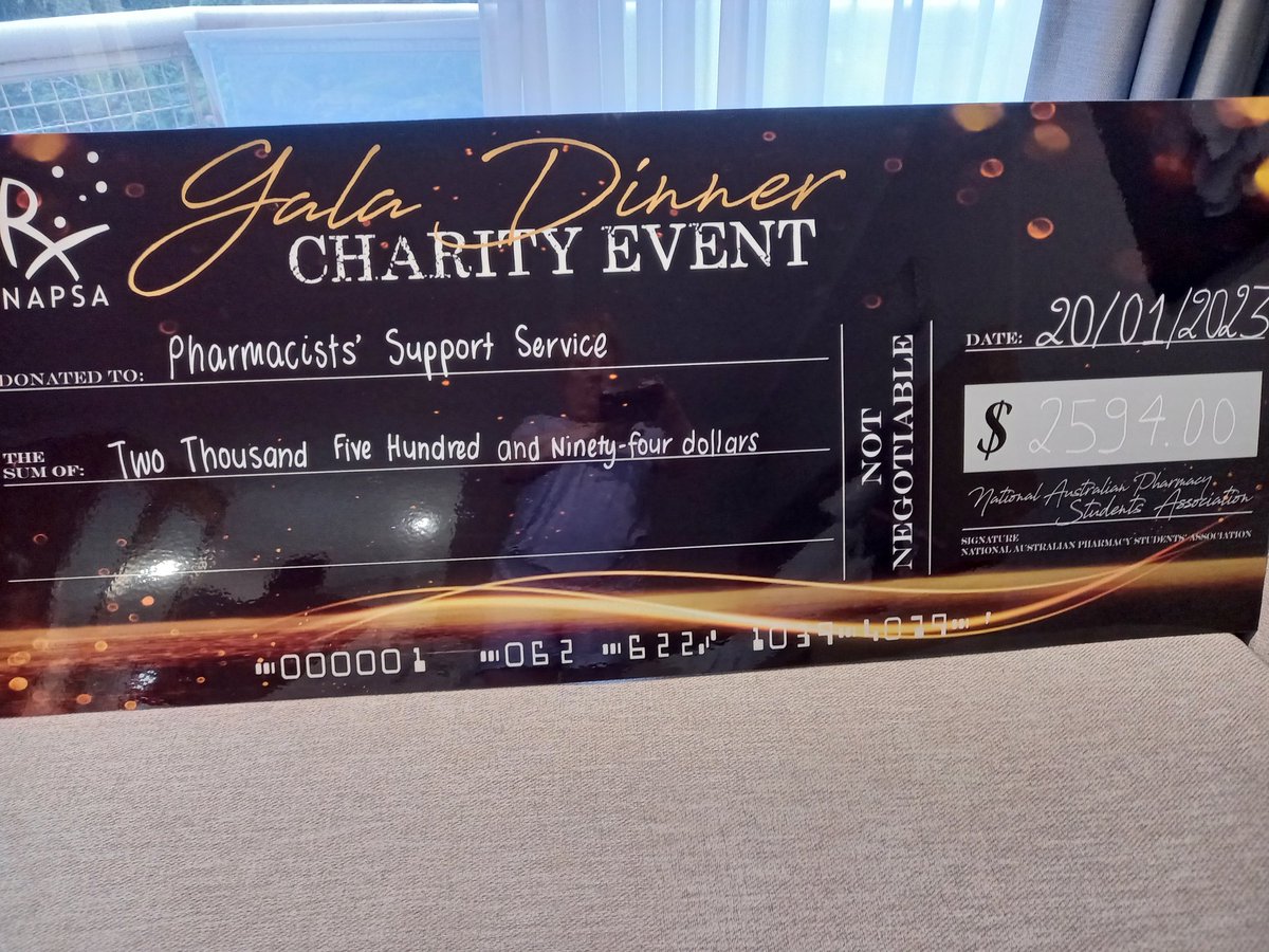 <a href="/NAPSACongress/">NAPSA Congress</a> <a href="/NAPSA_Rx/">NAPSA</a> amazing fund-raising by students over the week to support <a href="/AusPharmSupport/">supportforpharmacists</a>. This means such a lot to us. Thank you!