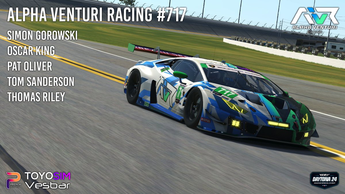 Today we embark on 24 hours of unknown with <a href="/AlphaVenturi_/">Alpha Venturi Racing</a>. Hopefully glory awaits!