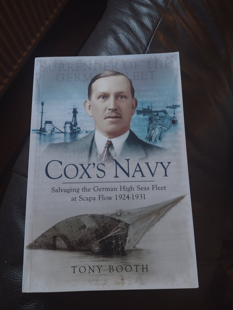 My #PhotoFriday & #HistoryBookChat offerings (and there have been some great choices this week)....I've been fortunate enough to dive Scapa's wrecks and Cox's Navy is such a recommended read for anyone interested in them.