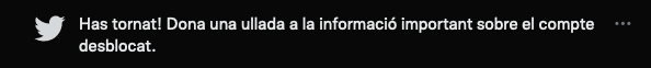 PiratsSSistema's tweet photo. HEM TORNAT !!! 
Twitter ens ha suspès el compte de la Pirata 15 dies sense entendre encara el motiu i ens ha eliminat tuits antics, fotos, videos i 500 seguidors ... ens ajudeu a recuperar-los amb un retuit? 
Vaaaa que aquest 2023 portem moltes novetats molt xules !!!!! https://t.co/pHZeRt1DVZ