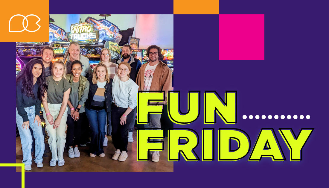 Happy Friday! Some of our Dallas designers enjoy welcoming the weekend with some afternoon fun at Cidercade. Wishing you a happy Friday and lovely weekend! 

#Fridayvibes #dallasdesigners #internalcommunications #agencylife