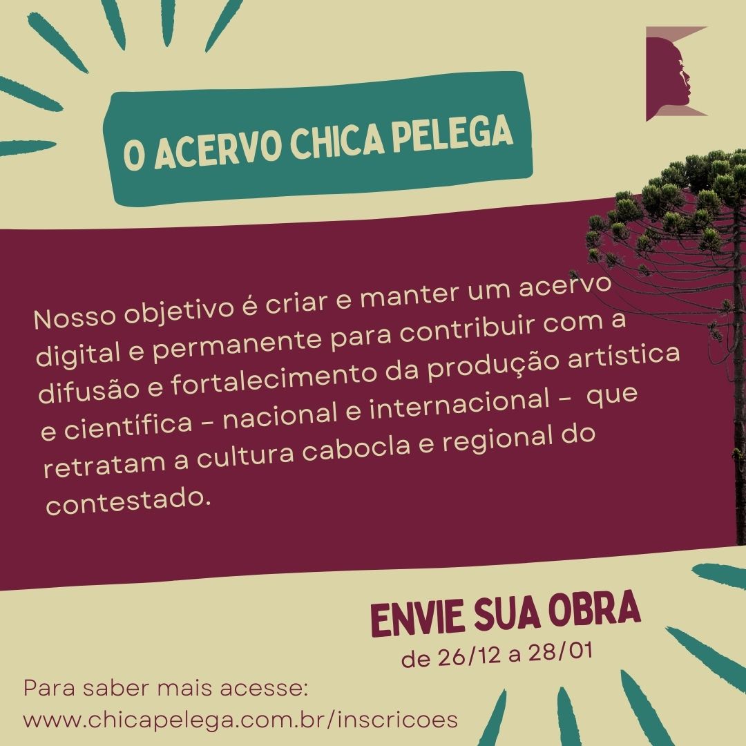 BrPupilo's tweet photo. Vamos construir juntes o Acervo Chica Pelega? Se você tem alguma obra que se encaixa em alguma das categorias nos envie pelo link https://t.co/gM72C4CIHq. Contamos com você para organizarmos essas produções e manter a cultura do contestado ainda mais viva! https://t.co/MfH7cnO8dv
