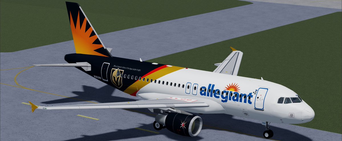AAY_RBX's tweet photo. Welcome N302NV (Knights) &amp; N328NV (Raiders) to the family. 

Raiders or Knights? Let us know! 🧡💙
Will you be lucky enough to fly on these? 👀
#Roblox #RoAviation https://t.co/Gjbt2AkTKs