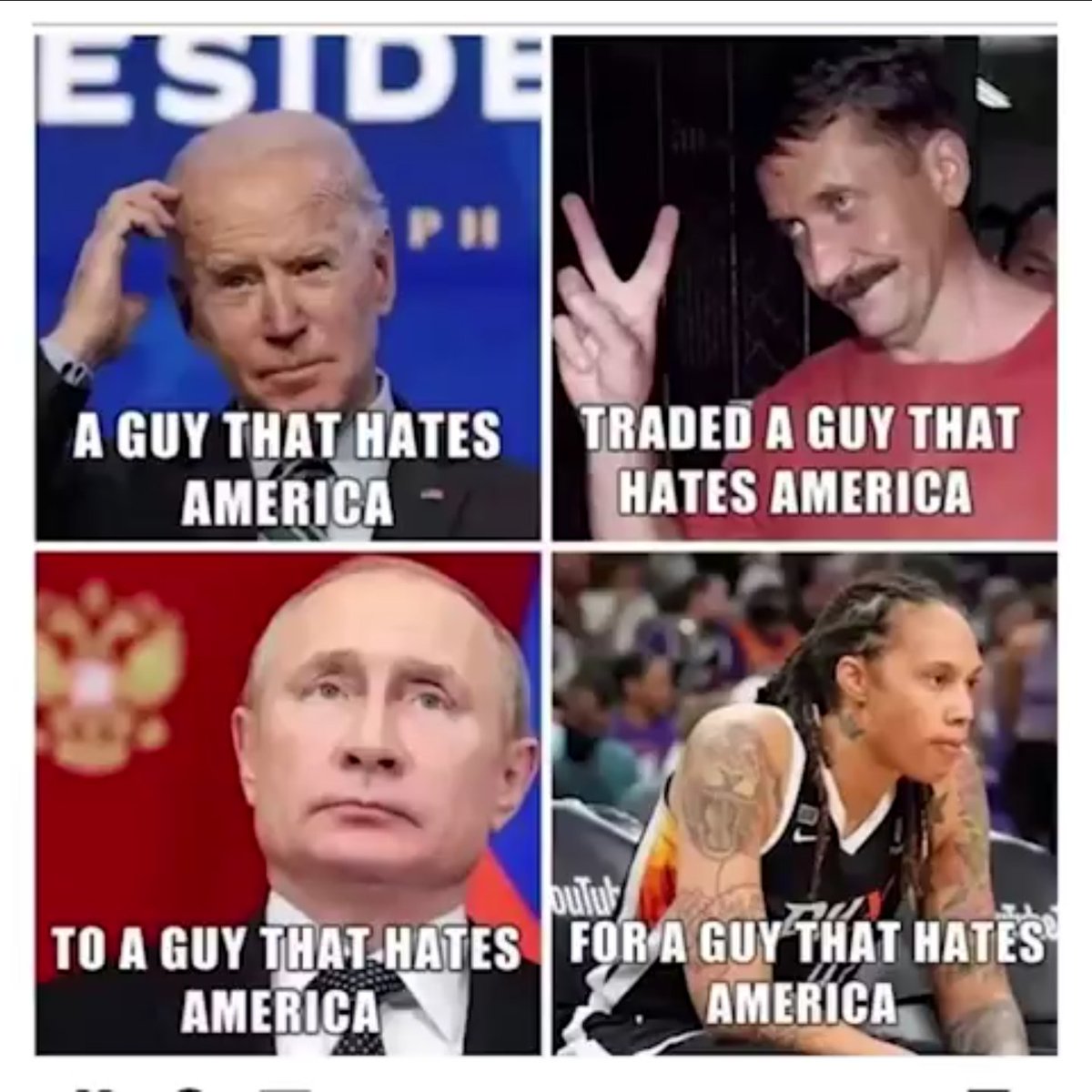 Haters gonna hate so call'em out. #FJB #viktorbout #Putin #brittneygriner #hatersgonnahate