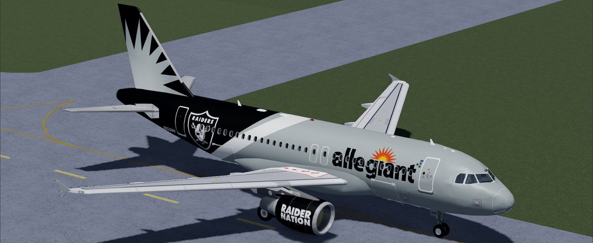 AAY_RBX's tweet photo. Welcome N302NV (Knights) &amp; N328NV (Raiders) to the family. 

Raiders or Knights? Let us know! 🧡💙
Will you be lucky enough to fly on these? 👀
#Roblox #RoAviation https://t.co/Gjbt2AkTKs