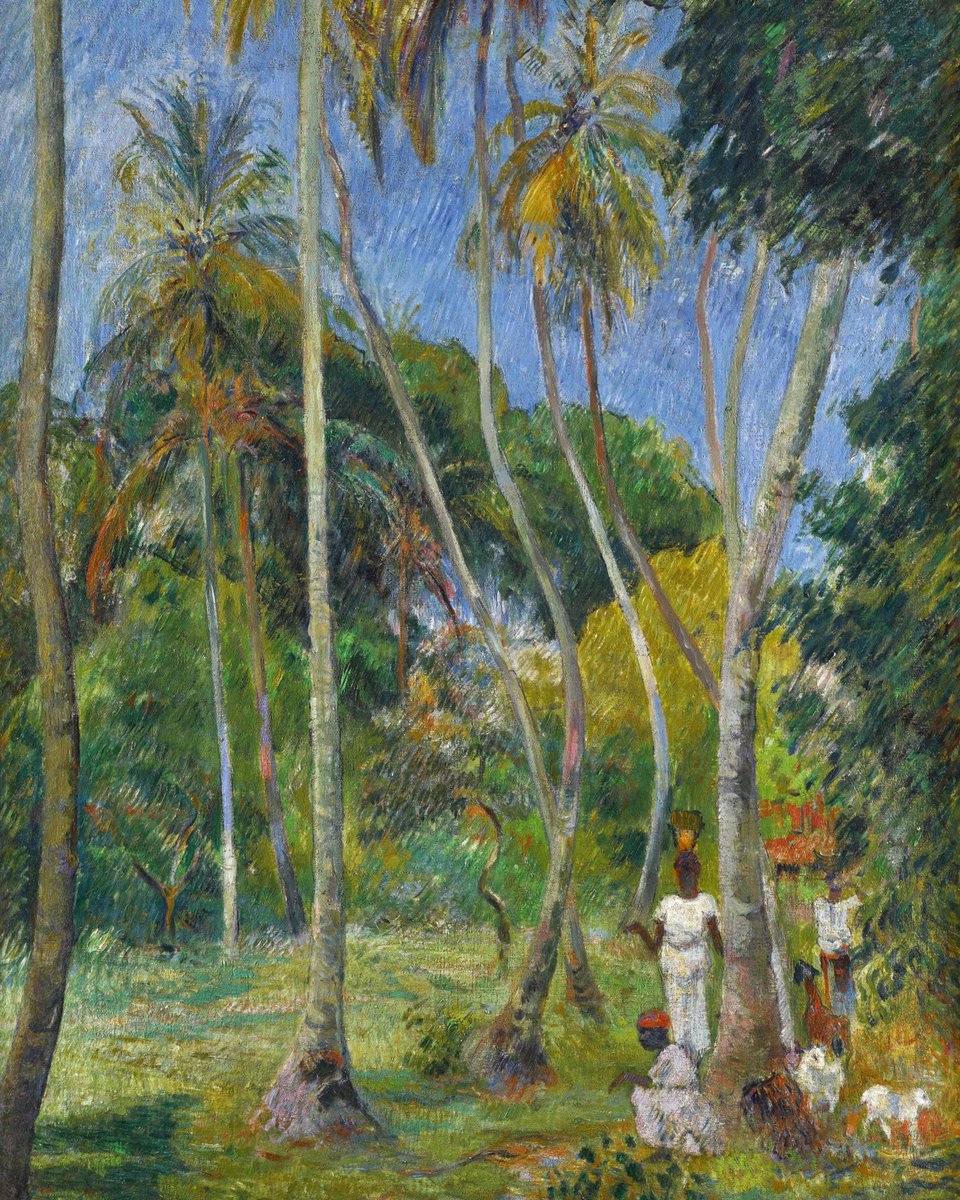 Homo_Curiosum's tweet photo. Paul Gauguin (French, 1848 – 1903)
Chemin sous les palmiers
Oil on canvas
Private collection
#Postimpressionismo #Masterpieces #Museo #Landscapes #Art #OilPainting #Painting #Pittura #Artist #HistoryOfArt #Artwork #Gauguin #FrenchArt https://t.co/DMNsDetCZJ