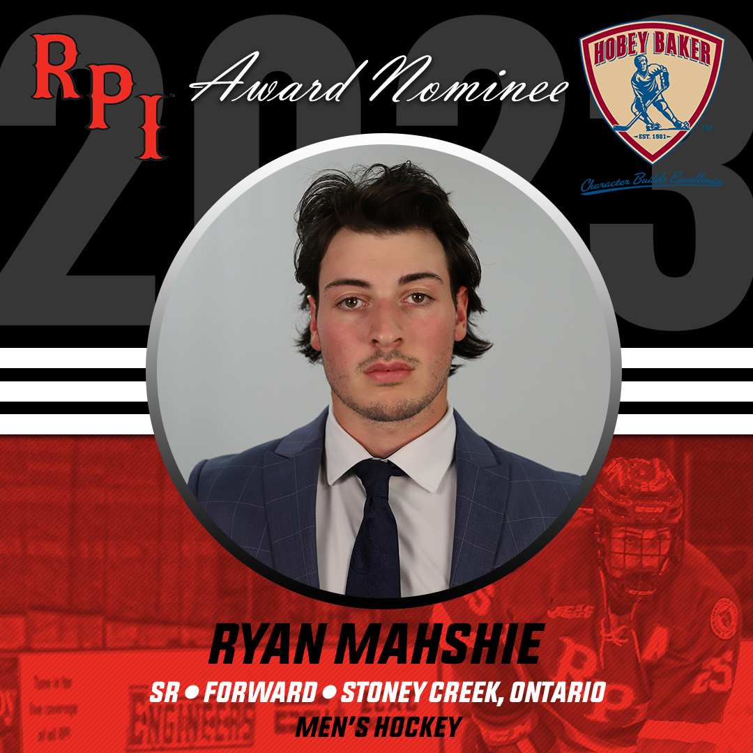 🏆 NATIONAL NOMINEE 

Congrats to senior Ryan Mahshie (<a href="/RTM_8_/">Ryan Mahshie</a>) as he was named a nominee for the prestigious <a href="/HobeyBakerAward/">Hobey Baker Award</a> on Thursday!

📰 bit.ly/3HhMd3M

Fans can vote for the nominees, so support Ryan and go vote NOW! ➡️ bit.ly/3XpgUcN

#HailToThee