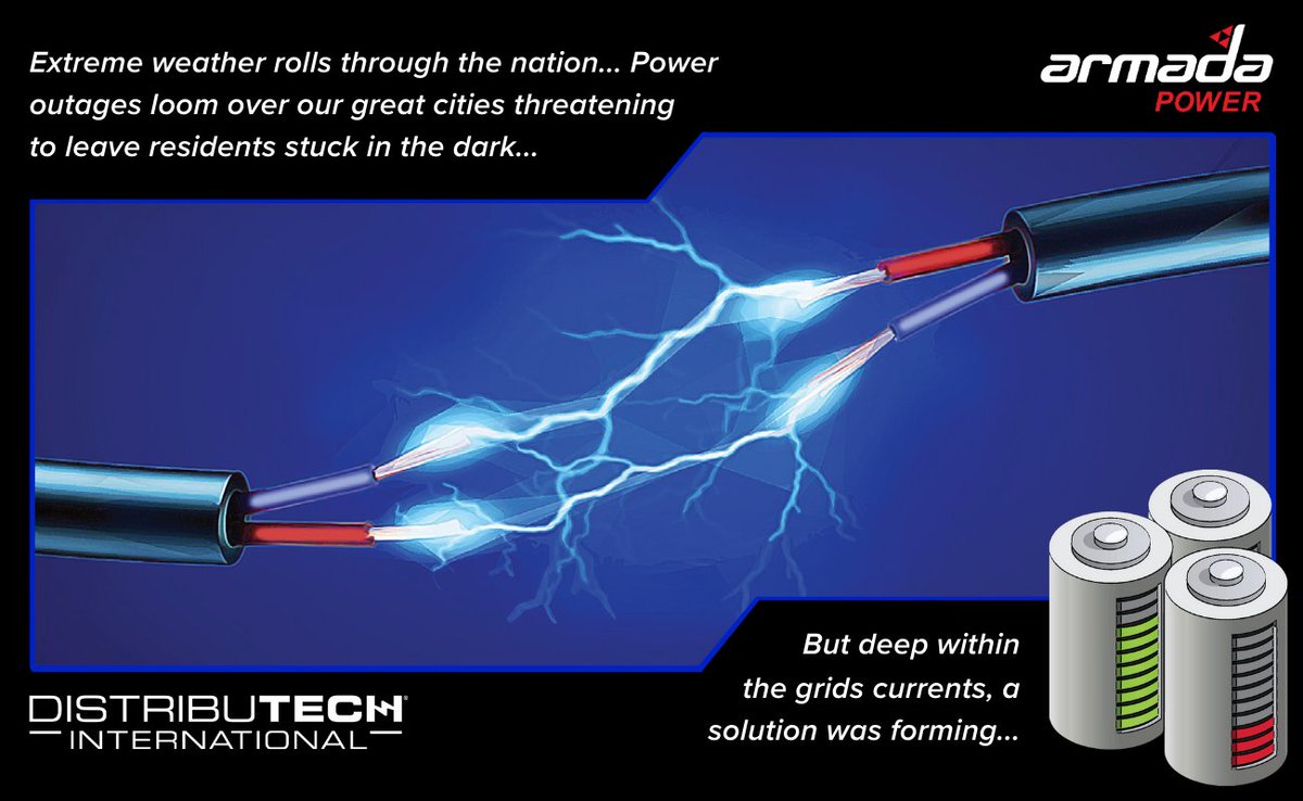🌪Extreme weather rolls through the nation... Power outages loom over our great cities threatening to leave residents stuck in the dark... But deep within the grids currents, a solution was forming ⚡ ...

Curious to see what happens next? Visit our booth 4940 at #distributech23!