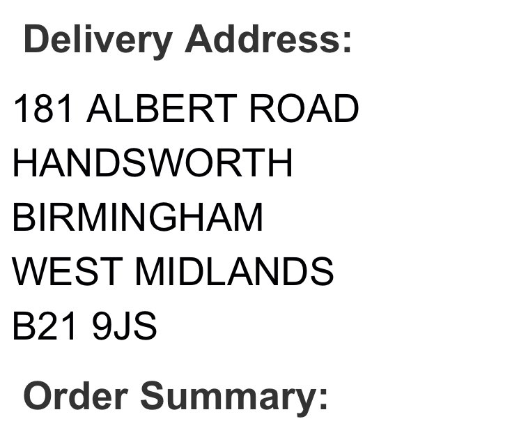 Dear person who lives at this address: I have reported and cancelled your fraudulent purchase on my online account to the company and police. Also #worsttasteintracksuitsever