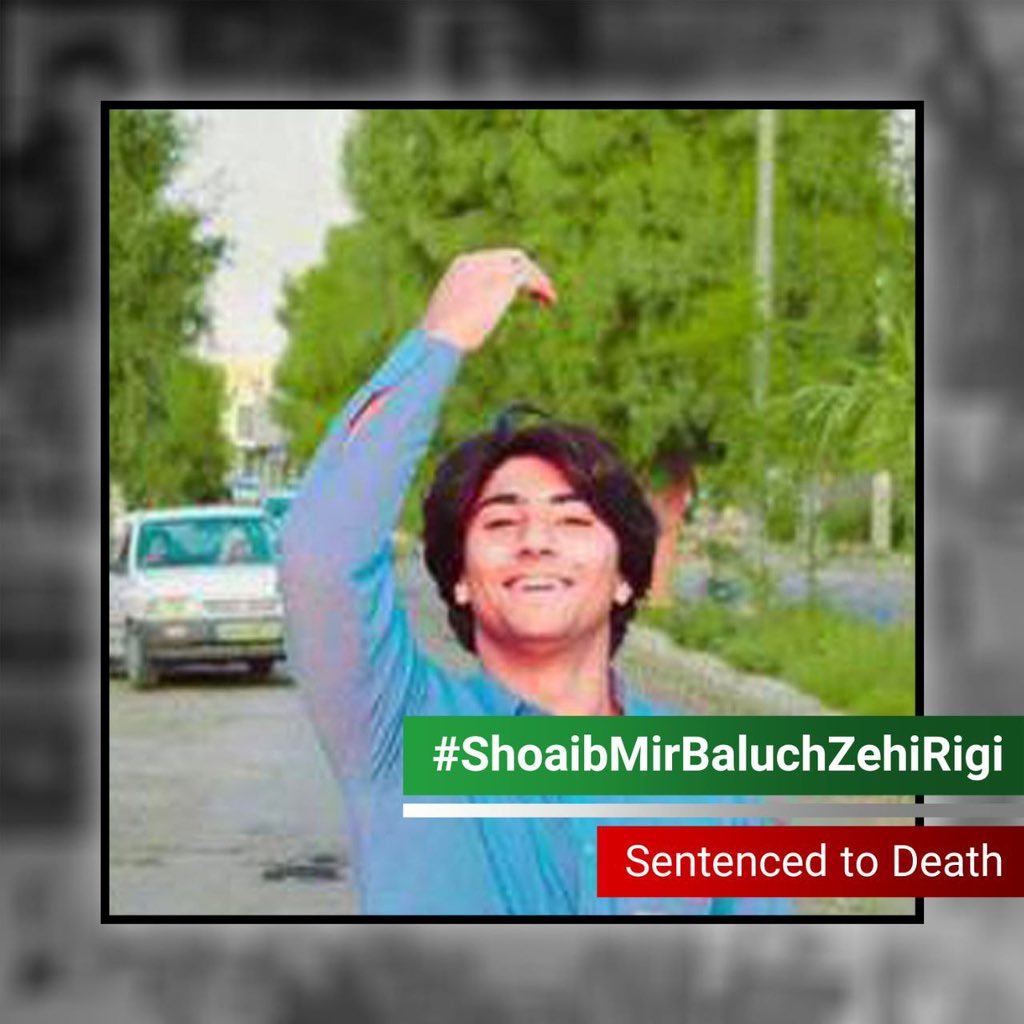 Rev_Group_iran's tweet photo. Based on the reports #ShoaibMirBaluchZehiRigi  who was arrested on October 5, has been sentenced to death on the charge of “Corruption on Earth”. We need to #StopExecutionInIran. So, take a stand with human rights and Be his voice.
#IRGCterrorists https://t.co/iIGQZVukgE