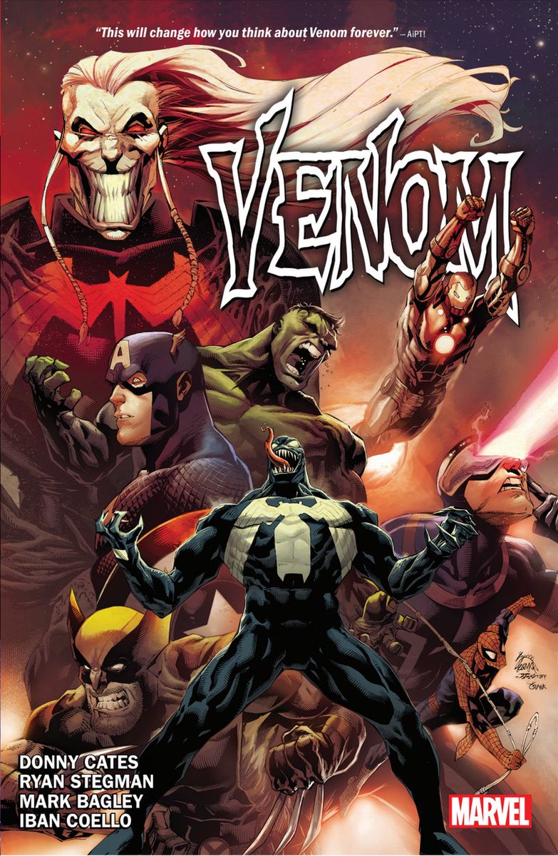 DaLoneWulf's tweet photo. As someone who’s never read any prior runs, I felt #DonnyCates’ take was super fun &amp; a solid introduction to #Venom. Had a total blast reading the omnibus! https://t.co/WCpeokMwof