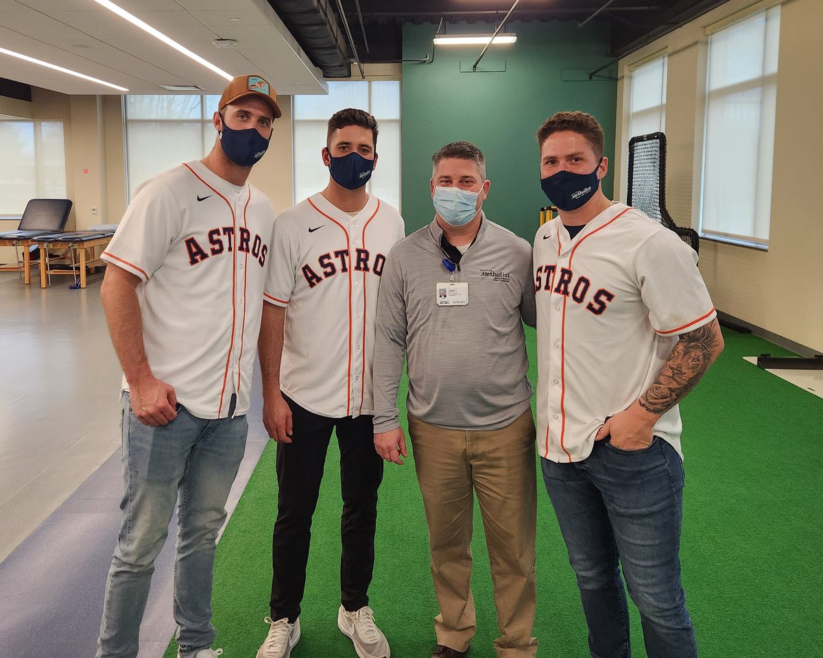 Pretty good day at work today. <a href="/MethodistHosp/">Houston Methodist</a>.  Got to meet <a href="/astros/">Houston Astros</a> players <a href="/david__hensley/">David Hensley</a>, <a href="/seth_mart8/">Seth Martinez</a>, &amp; <a href="/koreyleeeeee/">Korey lee</a>.  Thank you for stopping by. Ready for back 2 back championship in 2023.
