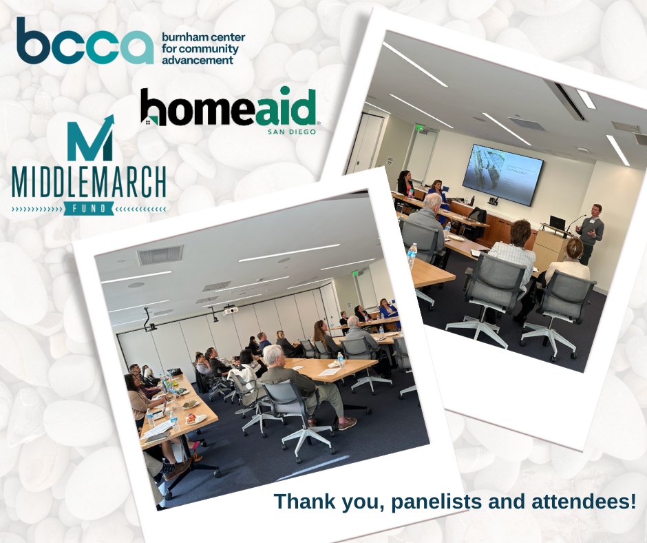 MiddleMarch Fund and <a href="/HomeAidSanDiego/">HomeAid San Diego</a> partnered with our BCCA Housing Working Group to discuss #AffordableHousing development in our region at <a href="/UCSDPark_Market/">UC San Diego Park & Market</a>. A huge thank you to our panelists @jessblawrence, <a href="/HeidiVBee/">Heidi Vonblum</a>, <a href="/andrewmalick/">andrew malick</a>, and <a href="/SanDiegoLandUse/">Marcela Escobar-Eck ✊🏽</a> for the discussion!