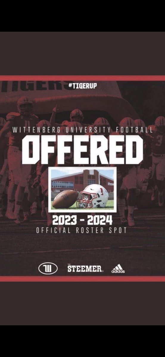 After a great conversation with <a href="/JimCollins_FB/">Jim Collins</a> I am blessed to receive my 2nd offer from Wittenberg University! <a href="/WittFootball/">Wittenberg Football</a> @350by50 <a href="/1_bubs/">Bubba Kidwell</a> <a href="/NewAlbanyFB/">New Albany Football</a>