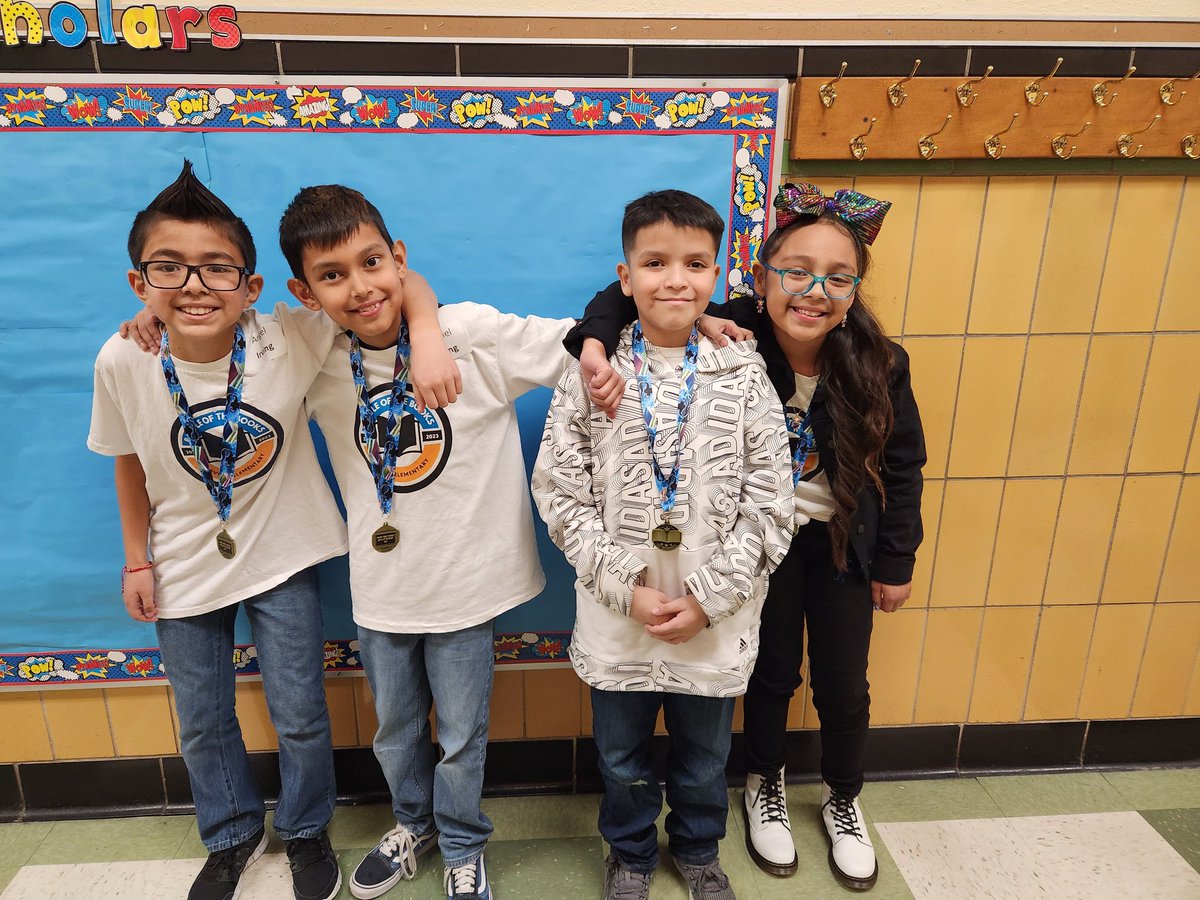 IrvingElementa1's tweet photo. Our #BattleOfTheBooks team took 2nd place today! We are SO proud of these 4th graders! #IrvingShines #ShineBright #wpsproud https://t.co/08aX6rSwQ5