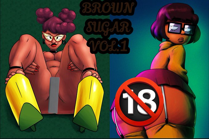 Working on a new pin up set called brown sugar featuring sexy artwork of cartoon women of color. April