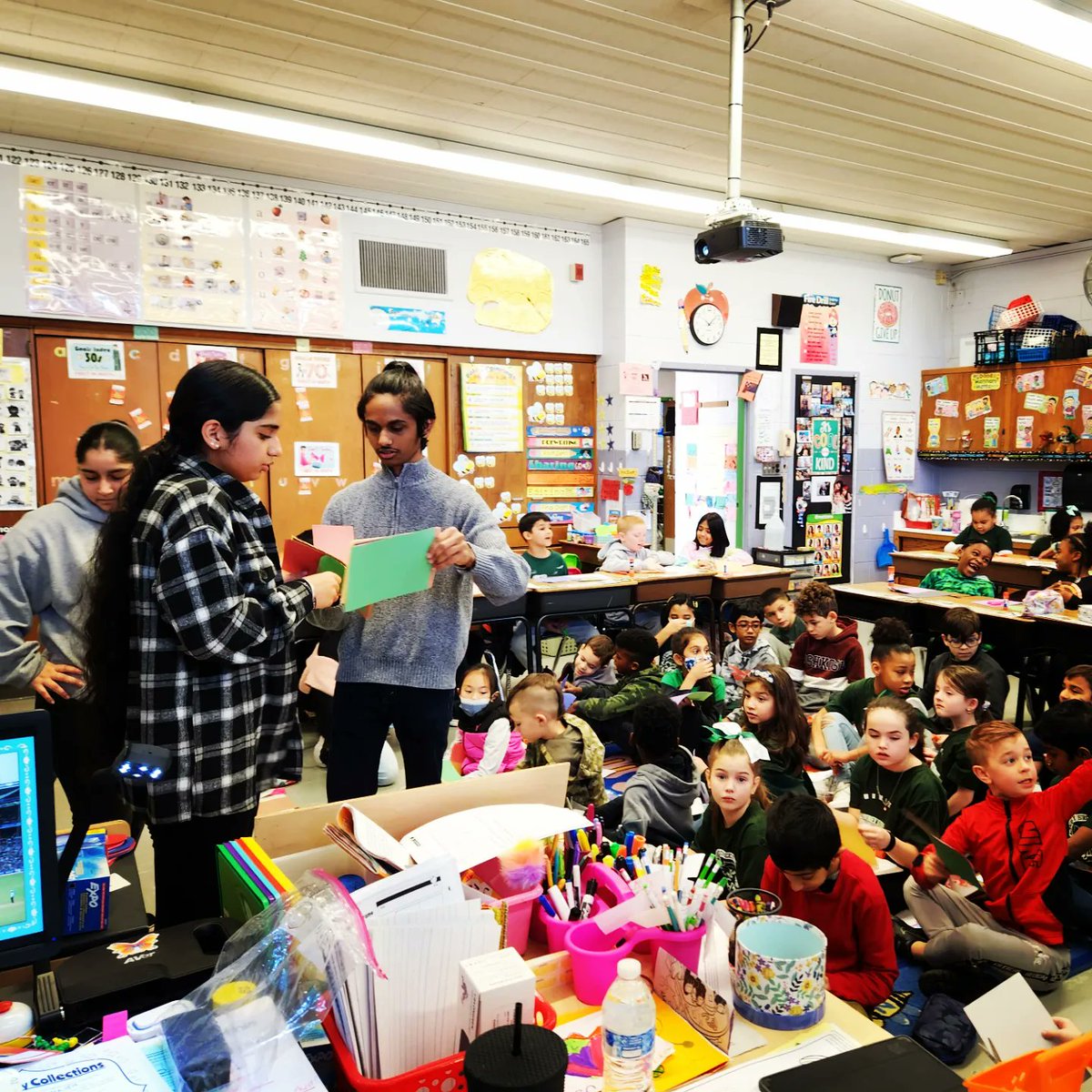 We were so excited to have members of the WHS Saffron Alliance <a href="/MawbeyStreet1/">Mawbey Street School</a> today to share information &amp; celebrate Indic Heritage Month with K, 1, &amp; 2 students! #mawbeykindness @Mawbey1DEI <a href="/WTSD_DEI/">WTSD DEI</a> <a href="/Johal_whs/">Renuka Johal</a> @jamisonpanko @WHSLottmann @WHSPanko