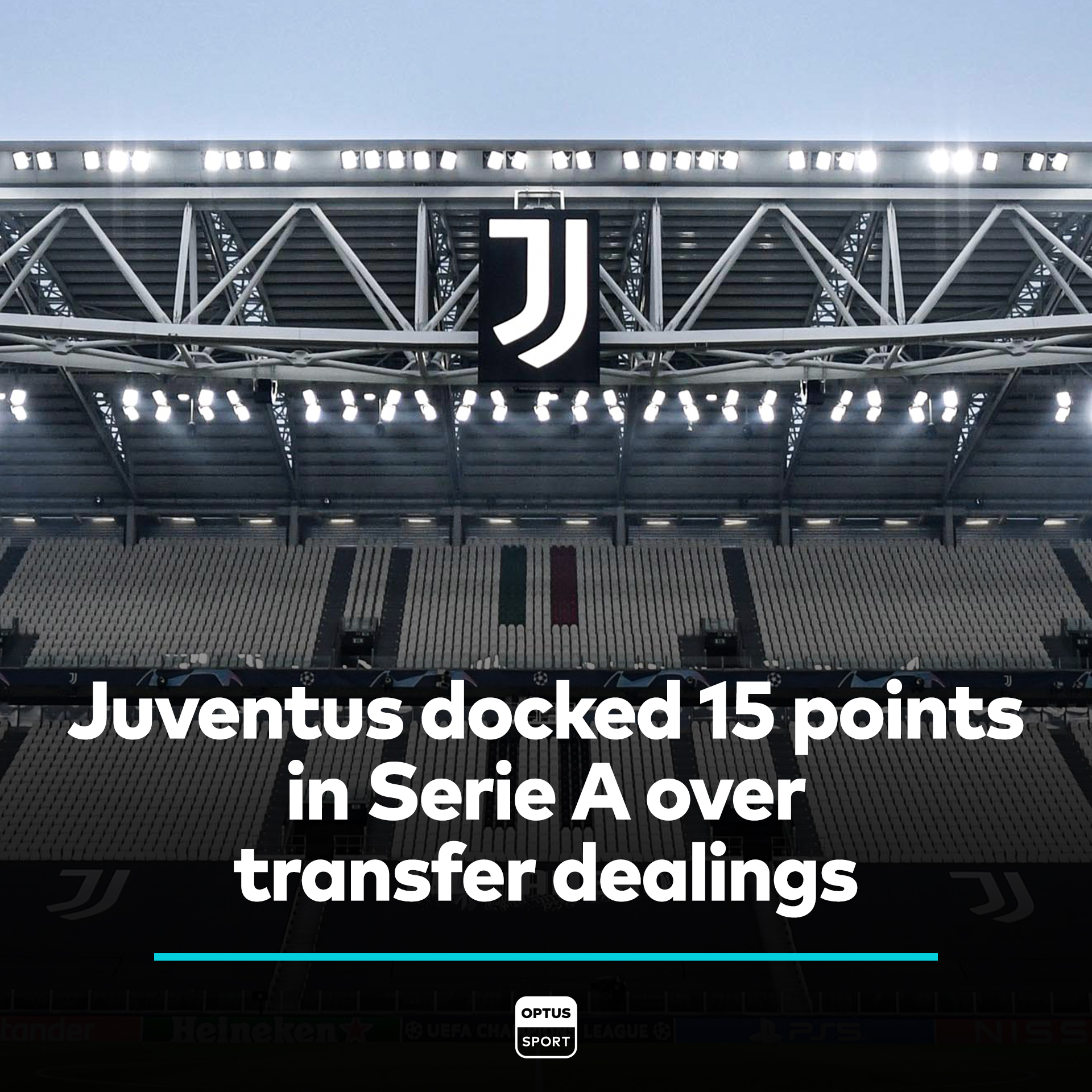 Italy's Juventus docked 10 points for transfer deals