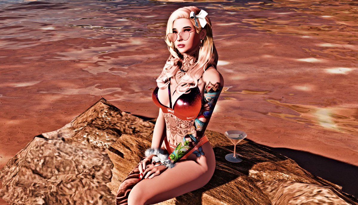 LucySpiritKey's tweet photo. I liked the post of @iDreamy3 and @Nicolette3DX so much!
I had to made my version ♡ 

@3dxchat 

#beach #virtual #VirtualPhotography https://t.co/1OEZSZSTTl