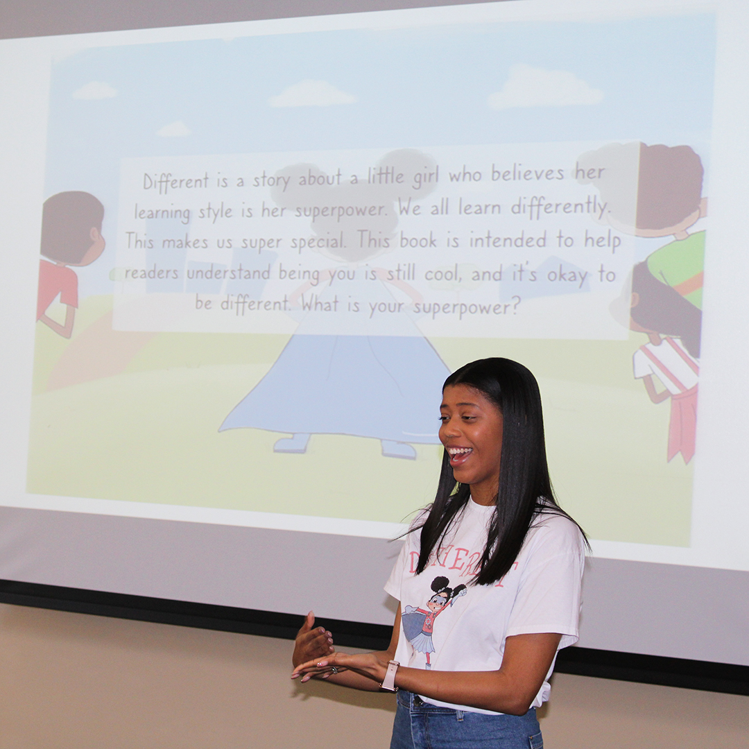 HillCenter's tweet photo. Today, our lower school students had the privilege of welcoming author Brooke Anderson-Collie to Hill! Brooke read her book “Different,” which tells the story of a little girl with dyslexia who believes her learning style is her superpower. 💛

https://t.co/TKX2pLlYI3 https://t.co/R0SY4iRxY9
