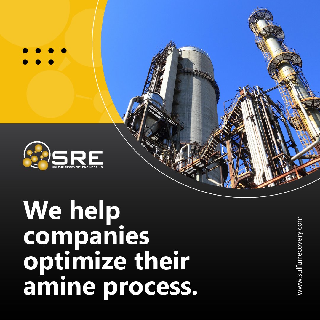 SulfurRecovery's tweet photo. We provide best-in-class engineering services to help companies optimize their amine process and maximize uptime and efficiency.

Contact us today!
https://t.co/s73mYDCSOm

#workplacesafety #safetyengineer #standardscheck
#sulfurrecovery #sulfur https://t.co/JplFubSq8L