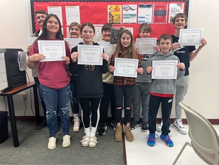 CamelsCes's tweet photo. Students participate in Dunklin County Math/spelling Competition  https://t.co/hRZ3Uk16Cs https://t.co/RTJPaGq767