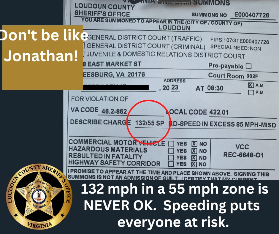 Loudoun County Sheriff's Office tweet media