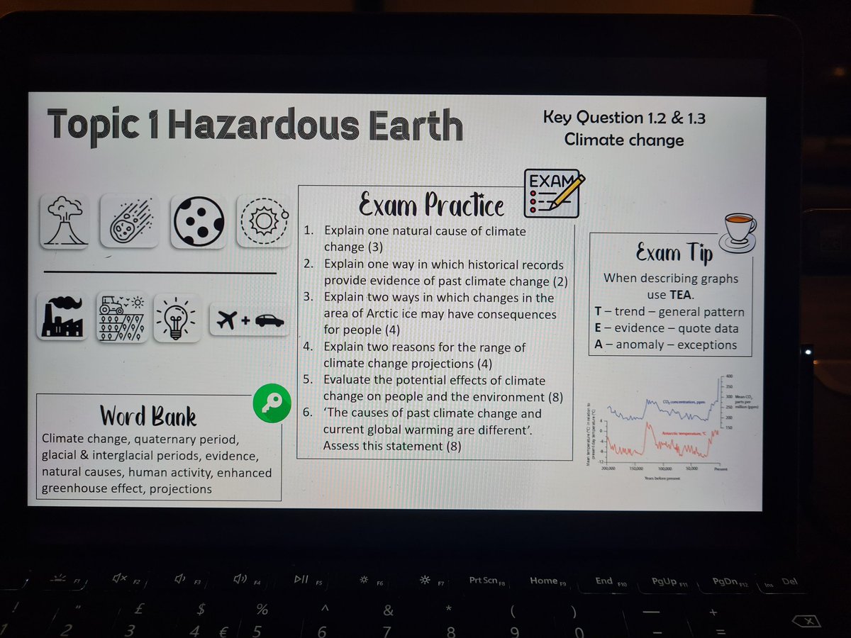 HelenPipe_1's tweet photo. Tweaking the exam practice takeaway sheets linked to the key questions - forgot we dropped a topic last year, so quickly adding in Development Dynamics pages #exampractice #edexcelb #geographyteacher #Geography #vocab #examtips https://t.co/rJ9cOoHqgz