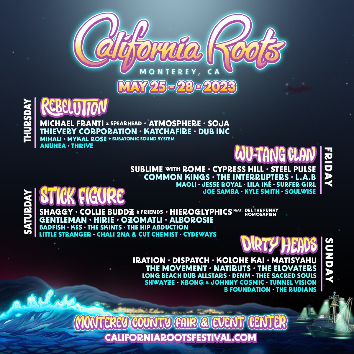 ☀️ California Roots 2023 Lineup! <a href="/Calrootsfest/">California Roots</a>

californiarootsfestival.com

#caliroots2023 #caliroots #reggae #monterey #festival