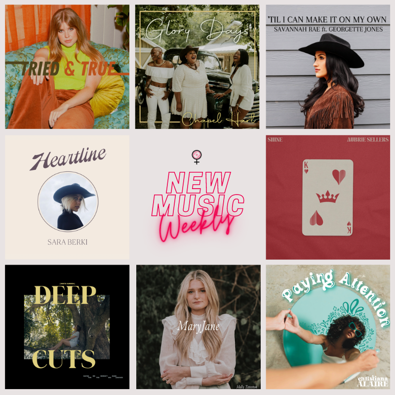 It's time to shine a light on this week's new releases including <a href="/DollyParton/">Dolly Parton</a> <a href="/MegPatrickMusic/">Meghan Patrick</a> <a href="/caitlynsmith/">CAITLYN SMITH</a> <a href="/ErinKinseyTX/">Erin Kinsey</a> <a href="/aubriesellers/">AUBRIE SELLERS</a> <a href="/SmithfieldMusic/">SmithField</a> and more! ✨

Listen on our #NewMusicWeekly playlist: open.spotify.com/playlist/5nh3e…