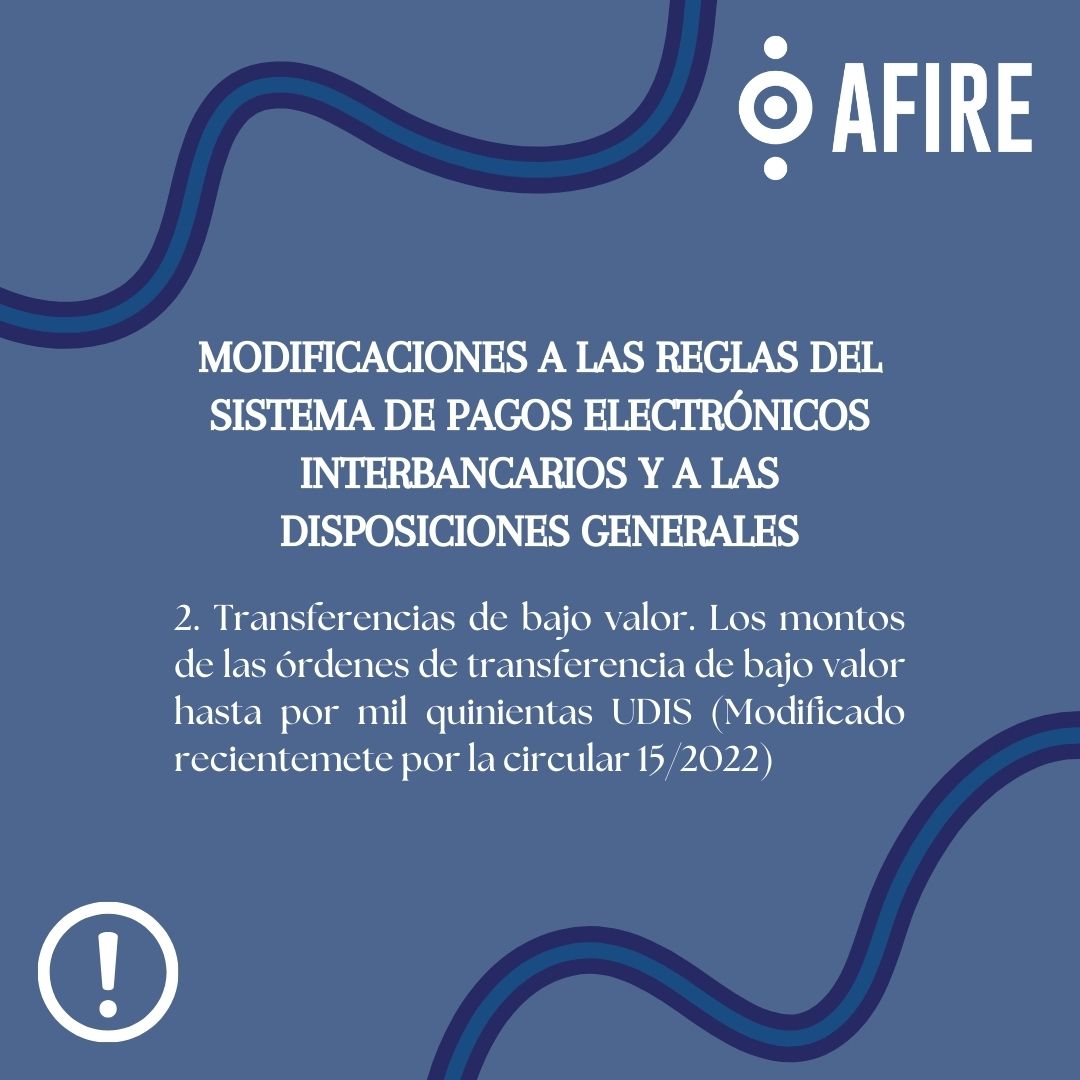 afire_mx's tweet photo. Enterate de las Modificaciones a las reglas del "SPEI" y a las disposiciones generales.
#modificaciones #spei #reglas #disposiciones #transferencias https://t.co/8UPia6kOy1
