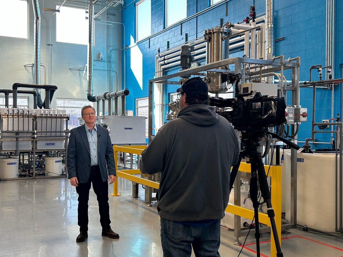AquaMetalsInc's tweet photo. Tune in tonight to @KTVN for a special behind the scenes interview with our President & CEO, Steve Cotton, at our Innovation Center in #RenoTahoe. You won’t want to miss this. #AquaMetals #BatteryRecycling #KTVN https://t.co/30qtA4MTdJ