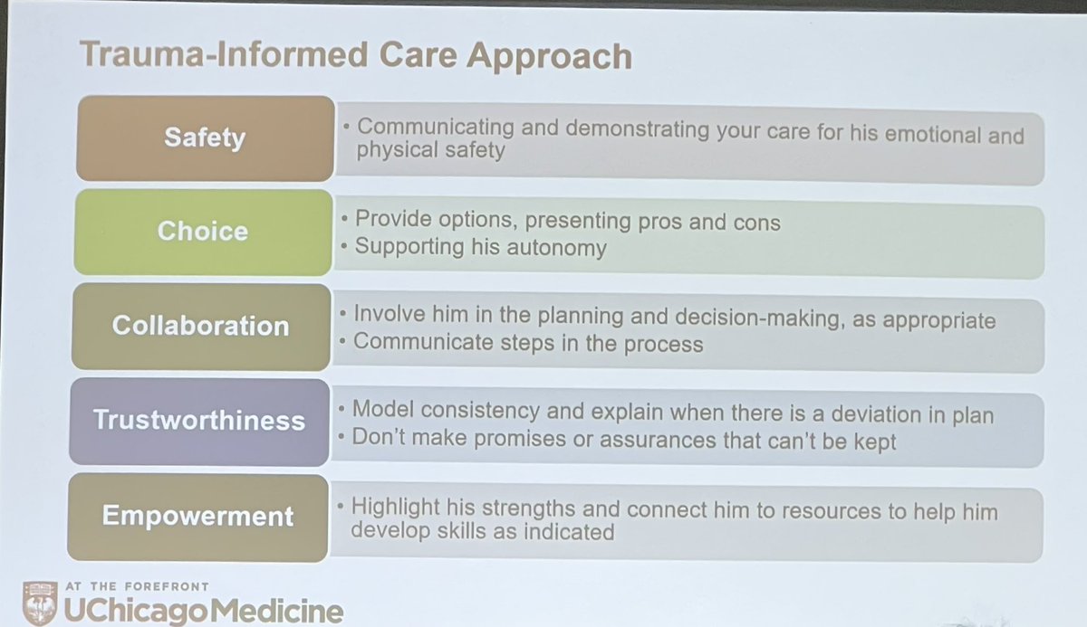 Trauma informed care for IBD #cccongress23 #dralysebedell Powerful and important topic. Trauma leads to deficit based lens. Work on reducing the deficit and empowering the patient.