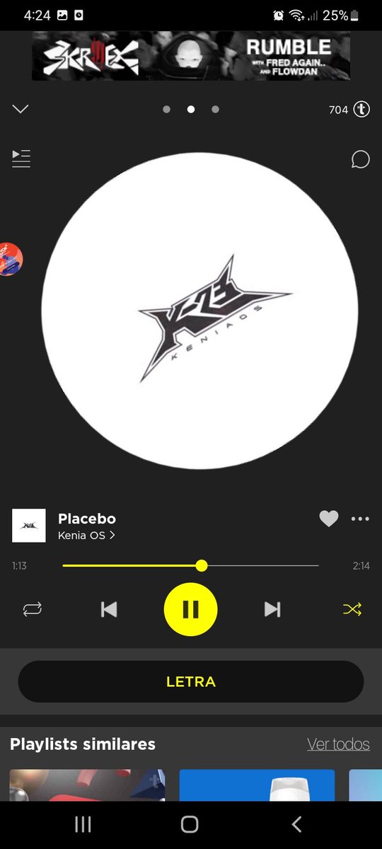 PaolaGA_30's tweet photo. Mi canción favorita de K23 de Kenia Os es Placebo🤭💗 @trebelmx @sonymusicmexico #KeniaOSyTREBELenConcierto https://t.co/z5wryA3aJi
