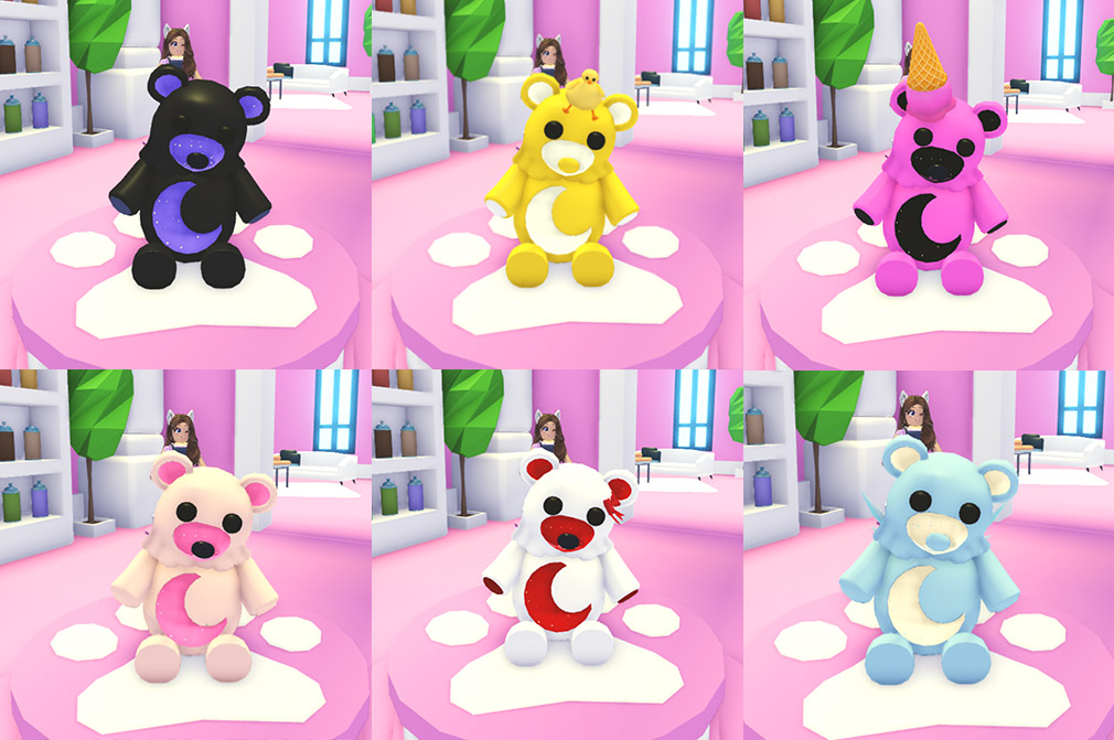 I went to the salon again to try some colors on the Lunar moon bear, I love all of them 😍