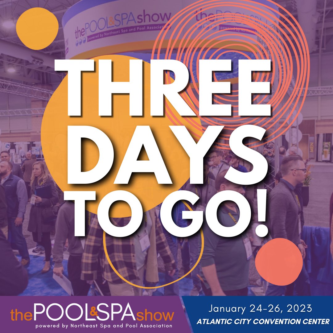 NE_Spa_and_Pool's tweet image. 3 Days to go til The Spa and Pool Show!
We can no longer contain our excitement for this year's show!

What are your thoughts? Let us know in the comments! 
.
.
.
.
#poolspa #education #conference
#thepoolandspashow2023 #NESPA #Tradeshow