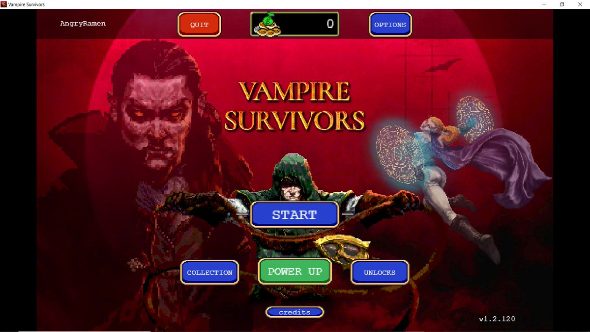 AngryRamenGamer's tweet photo. So ayun nalason po ako na maglaro ng Vampire Survivors. Hahahah!

Pero seryoso ang saya niya laruin. Meron din siyang mobile app. Lez go!

#VampireSurvivors https://t.co/lmFpBDkLYQ