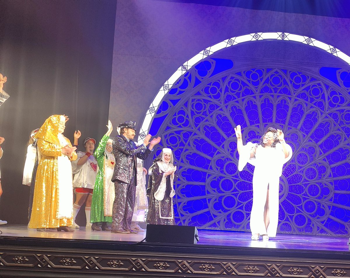 Jaysus, what a performance and what voices! Laughed, dried a tear on my sister's scarf and got the life scared out of me by the pope! Amazing! <a href="/sandramarvinuk/">sandra marvin</a> <a href="/sisteractsocial/">Sister Act The Musical</a>